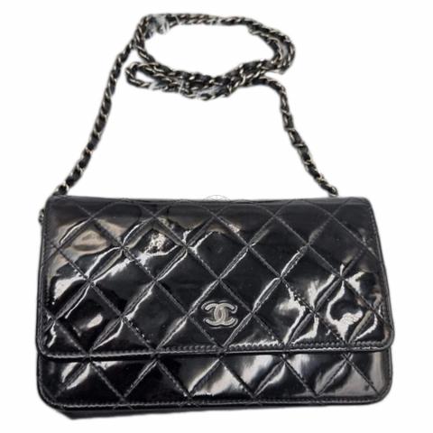 Chanel patent leather online woc