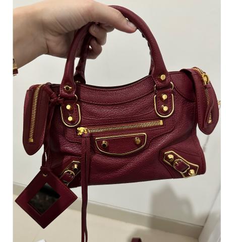 Balenciaga discount bag maroon