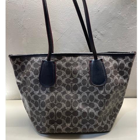 Sell Coach Signature Taxi Tote 24 Black Grey HuntStreet