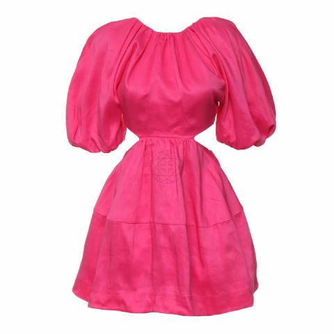 open lace back dress Disney Princess Ariel Toddler Girl Character Print Bowknot Mesh Ruffled Romper Pink, Pink / 2 Years
