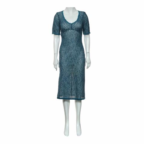 sachin and babi light blue dress VINTAGE BETSEY JOHNSON Black Velvet Embroidered Bead Floral Drape Neck Dress  Sz8 - $59.99 main image 0