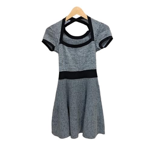 Sell Claudie Pierlot Little Bow Knitted Dress - Black/Grey | HuntStreet.com