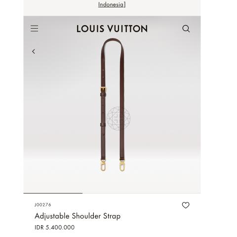 Sell Louis Vuitton Adjustable Shoulder Strap - White