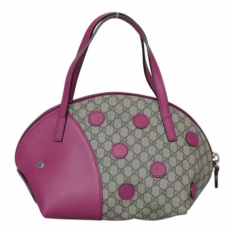 Sell Gucci Zoo Ladybug Handbag Brown Fuchsia HuntStreet