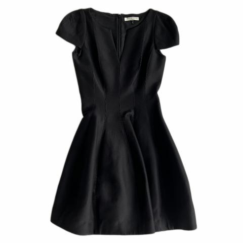 Sell Halston Heritage Notch Neck Tulip Dress - Black | HuntStreet.com