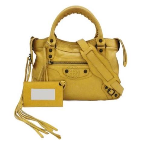Balenciaga 814084TPT241000 関税送料込 Sell Balenciaga First Bag - Yellow | HuntStreet.com