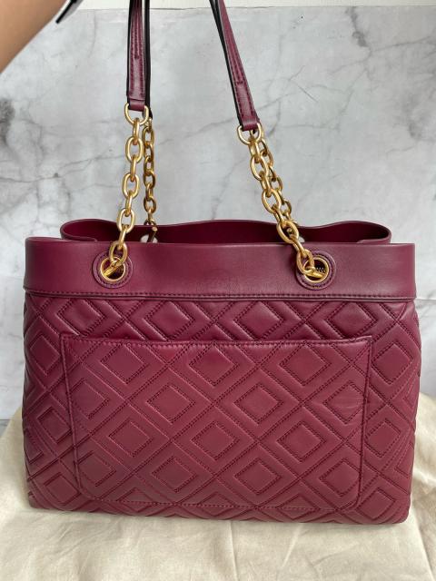 Fleming triple compartment tote tory burch hotsell