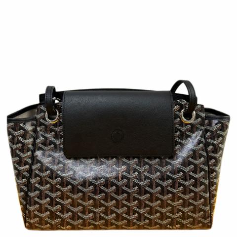 ◇SHUYEN BAG◇ Bag in bag / GOYARD・ROUETTE PM サイズ用 Goyard Navy Blue Goyardine Coated Canvas Sac Rouette PM