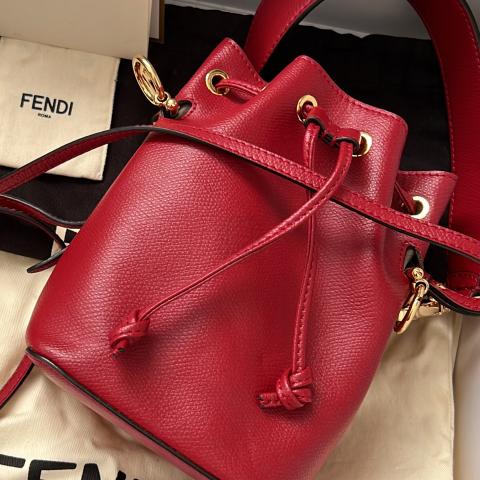 Sell Fendi Mini Mon Tresor Bucket Bag Red HuntStreet