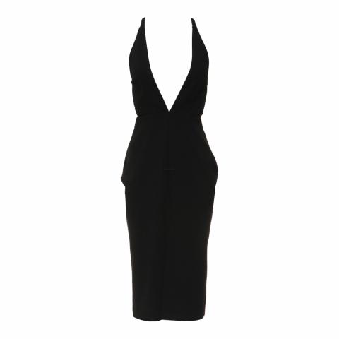Sell Solace London Halter Dress - Black | HuntStreet.com