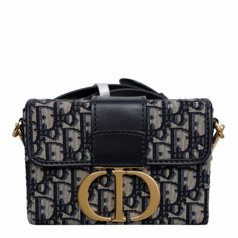 Sell Christian Dior 30 Montaigne Box Bag Navy Blue HuntStreet