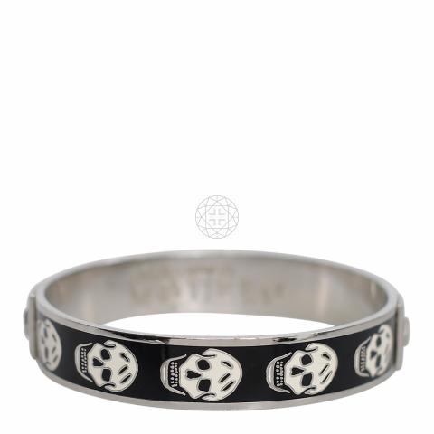 Sell Alexander McQueen Skull Bracelet - Black/Silver