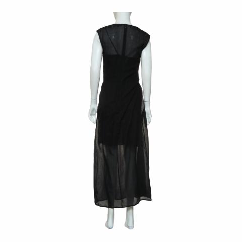 theory sheer dress Theory Women's Organza Layer Mini Shift Dress - White
