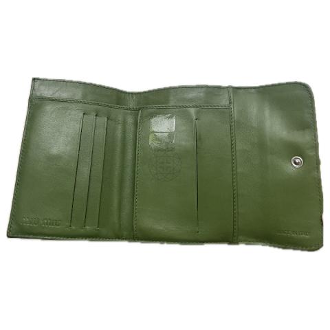 Sell Miu Miu Vintage Embossed Compact Wallet - Green
