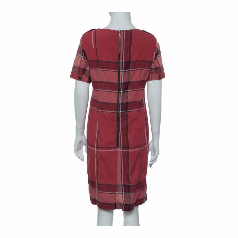 open lace back dress Infant's Bright Pink Burberry Dress with Tie – Rokit