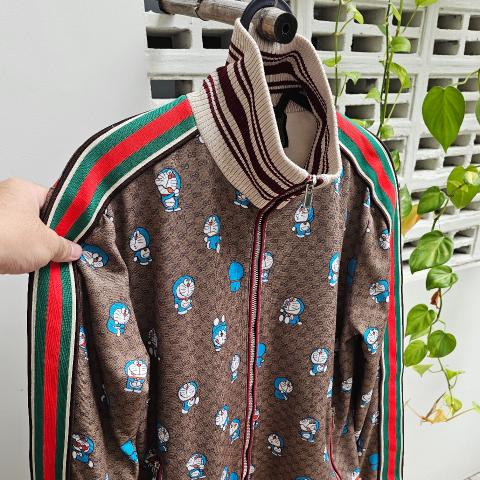 【MAXさん専用】ドラえもん × GUCCI ジップアップジャケット MAXさん専用】ドラえもん × GUCCI ジップアップジャケット