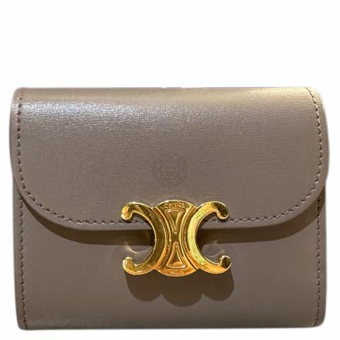 Sell Céline Triomphe Trifold Wallet Nude