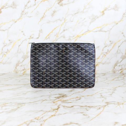 Sell Goyard Senat MM Clutch Black Brown HuntStreet