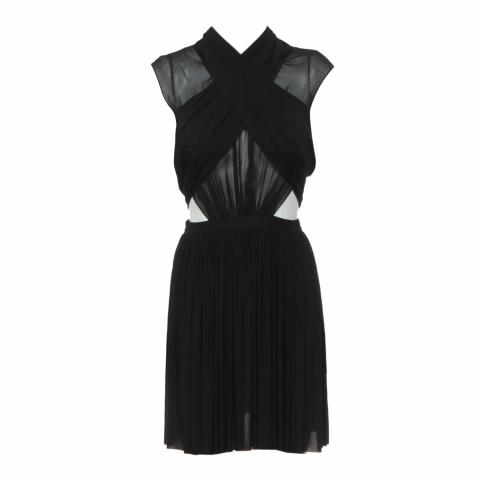 alexander wang sheer dress Sell Alexander Wang Sheer Crossover Drape Dress - Black