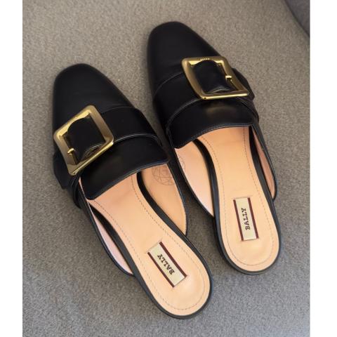 Sell Bally Buckle Janesse Mules Black HuntStreet