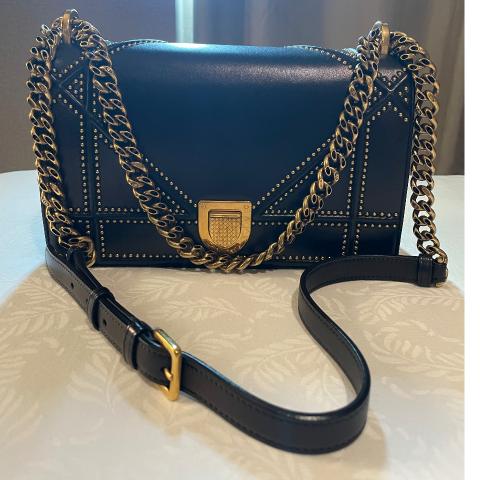 Sell Christian Dior Studded Diorama Bag Black HuntStreet