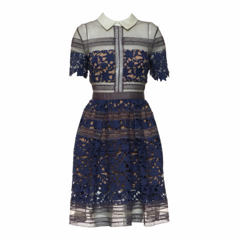 princess polly baby blue dress White Laser Cut Tunic Dress | NARCES