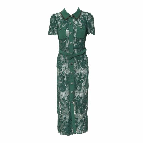 Sell Self Portrait Embellished Lace Midi Dress - Green | HuntStreet.com Sell Self Portrait Embellished Lace Midi Dress - Green | HuntStreet.com