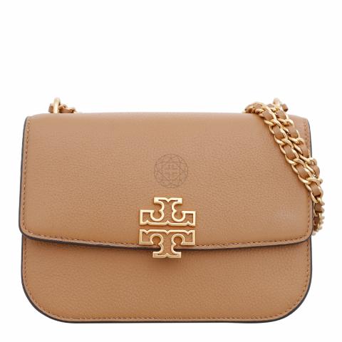 Sell Tory Burch Britten Medium Adjustable Shoulder Bag Brown HuntStreet