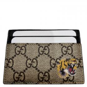 Sell Gucci GG Tiger Card Holder - Grey | HuntStreet.com