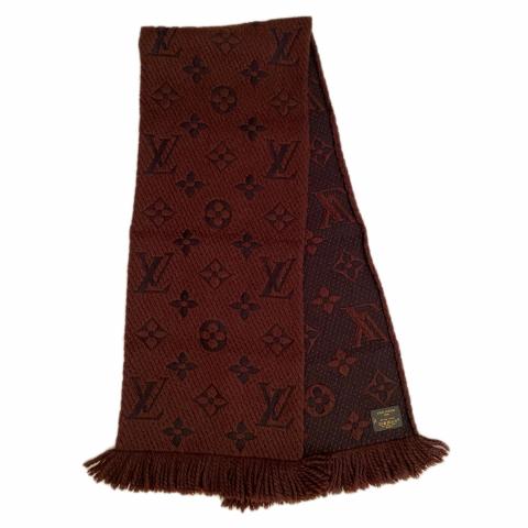 Sell Louis Vuitton Logomania Scarf Brown