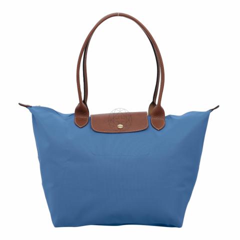 Long champ bag blue on sale