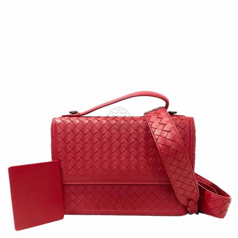 Sell Bottega Veneta Alumna Crossbody in Red RHW Red HuntStreet