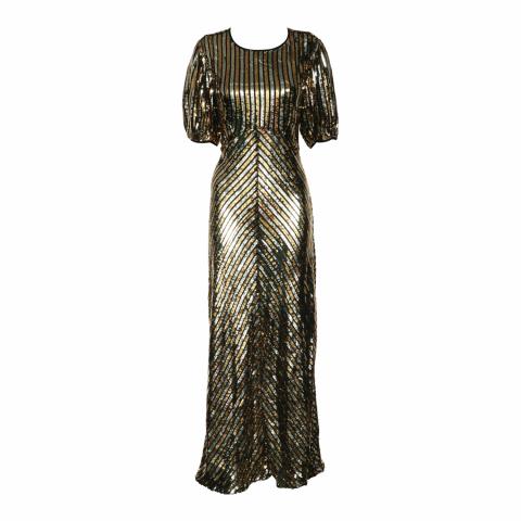 green emerald velvet dress Amazon.com: Topmaker Girls' Gold & Colorful Sequin Dress main image 0