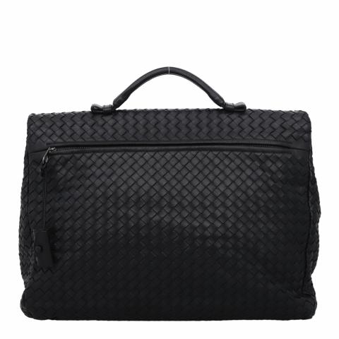 Sell Bottega Veneta Intrecciato Briefcase - Black