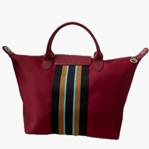 Sell Longchamp Medium Le Pliage Neo Ruban Red HuntStreet