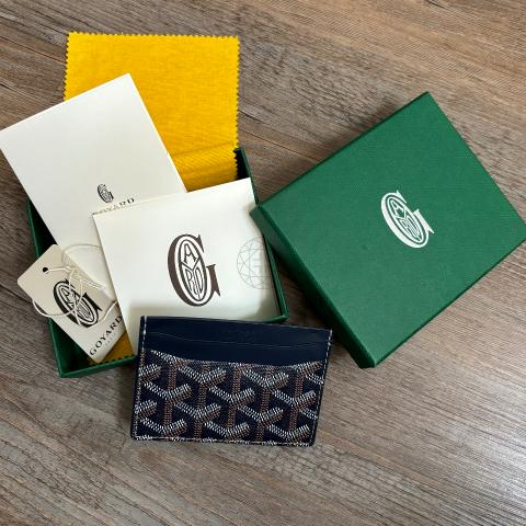 Sell Goyard Saint Sulpice Card Holder Blue Multicolor HuntStreet