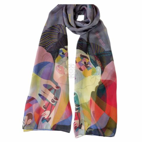 関税込☆Miu Miu☆STRIPED MOHAIR BLEND SCARF Miu Miu Scarves and mufflers for Women | Online Sale up to