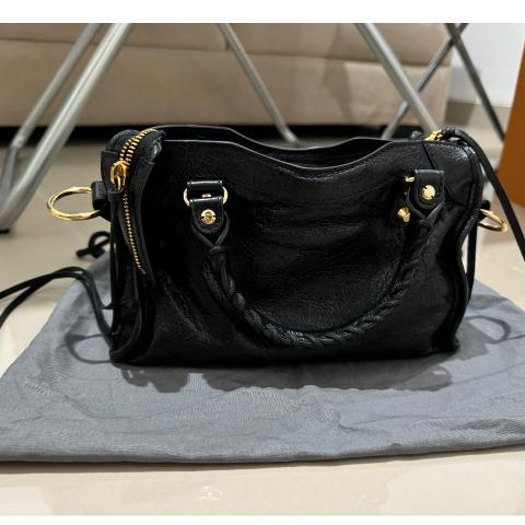 Balenciaga 773596T16841000 関税送料込 Weekender leather handbag Balenciaga Brown in Leather - 2929284