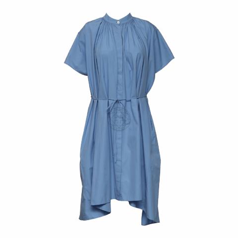 Sell Jil Sander Sleeveless Drawstring Dress - Blue | HuntStreet.com