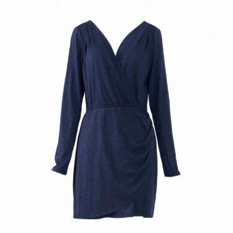 Sell BCBG Maxazria Slit Back Midi Dress - Blue | HuntStreet.com