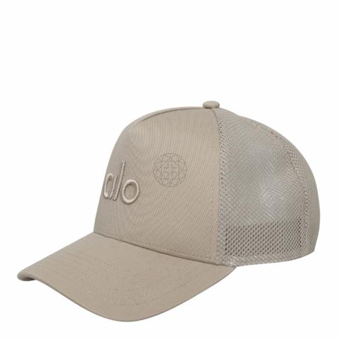 Sell Alo Yoga District Embroidered Logo Trucker Hat - Light