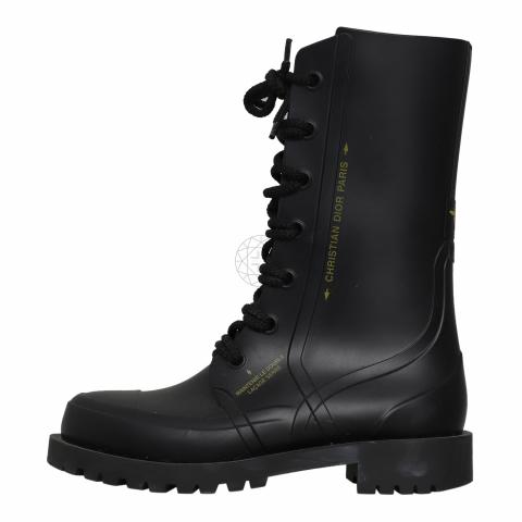 Sell Christian Dior Camp Rubber Boots Black HuntStreet