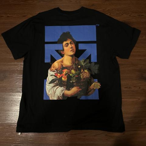 Sell Off-White Caravaggio Boy with a Basket of Fruit T-Shirt