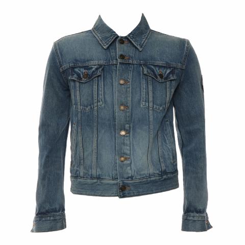 Sell Saint Laurent 2018 'Love Me Forever' Patch Denim Jacket