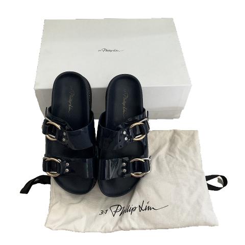 Sell 3.1 Phillip Lim Freida Double-Buckle Platform Slides
