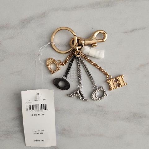 COACH top - PERFORATED BAG CHARMS / KEYCHAIN