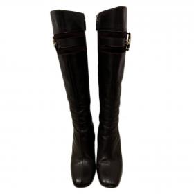 Gucci Horsebit Leather Boots - Brown