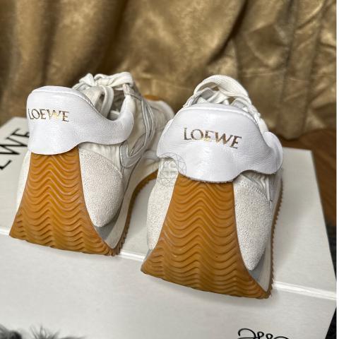 Sell Loewe Flow Runner Lace Up Sneakers - Nude/White Sell Loewe Flow Runner Lace Up Sneakers - Nude/White