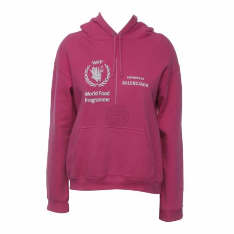 Sell Balenciaga World Food Programme Hoodie Fuchsia HuntStreet