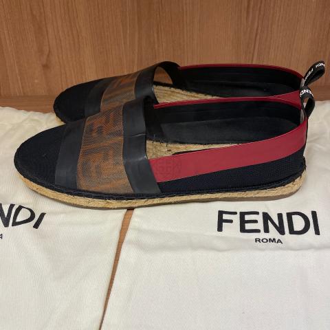 Sell Fendi FF Colibri Mesh Canvas Espadrilles Multicolor HuntStreet